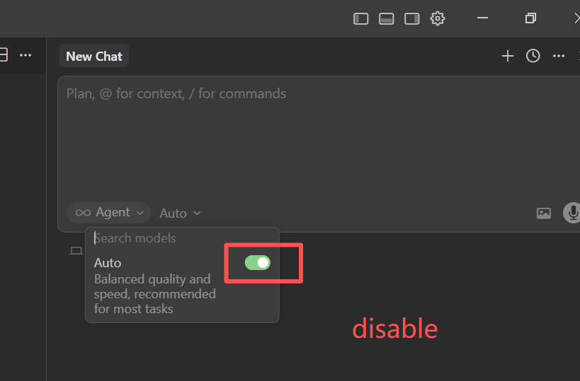 Cursor Settings Example